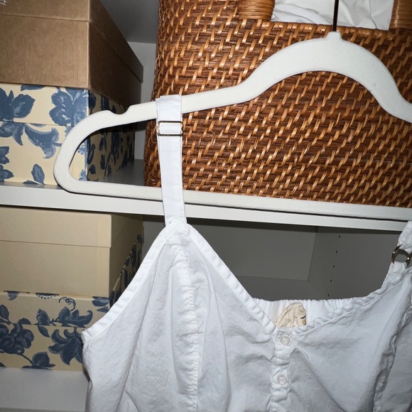 Nation LTD Gabrielle Peplum Cami, Size M, in White - Picture 5 of 10